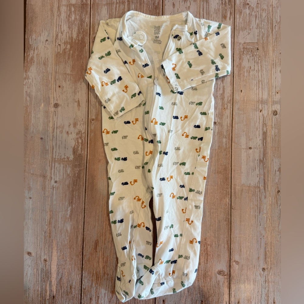 Cozy Kids Pajama Set with Vehicle Print